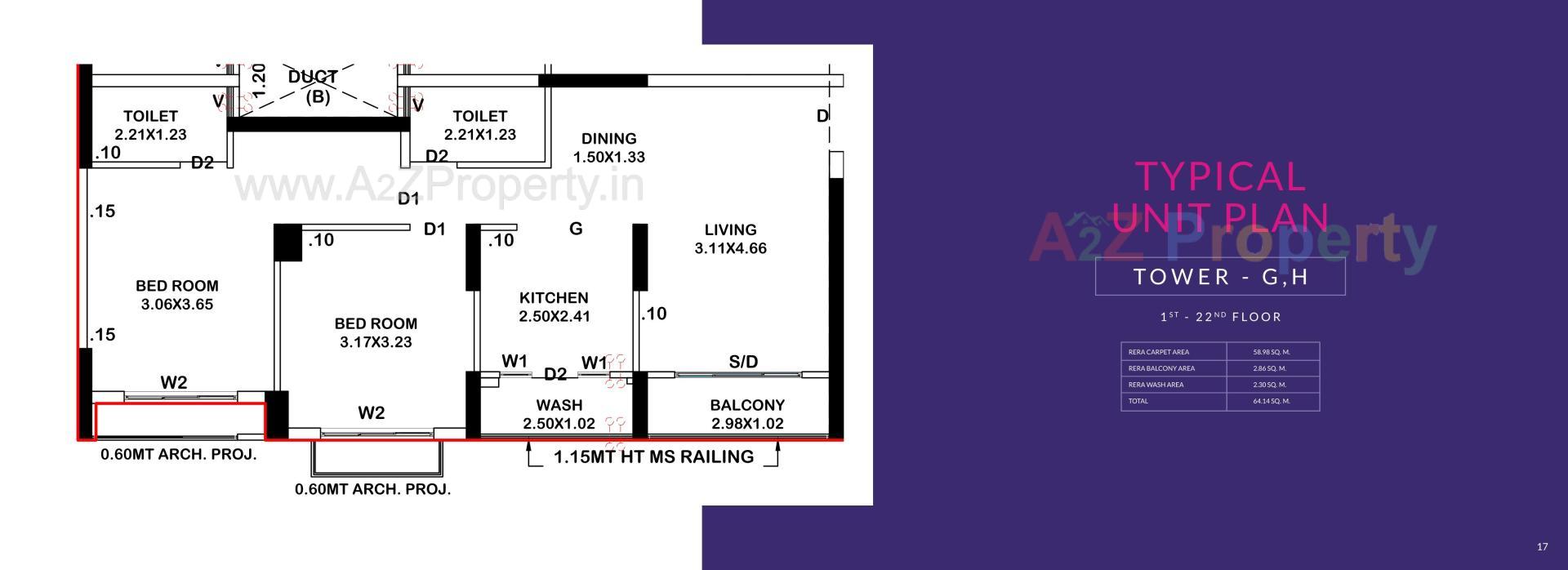 Layout of real estate project Aster Neo located at Ahmedabad, Ahmedabad, Gujarat