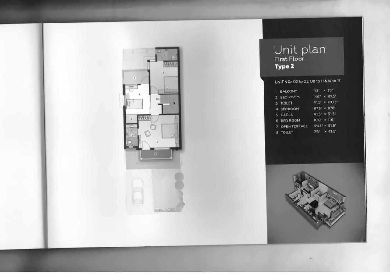 Layout of real estate project Astha Dreams located at Barejdi, Ahmedabad, Gujarat
