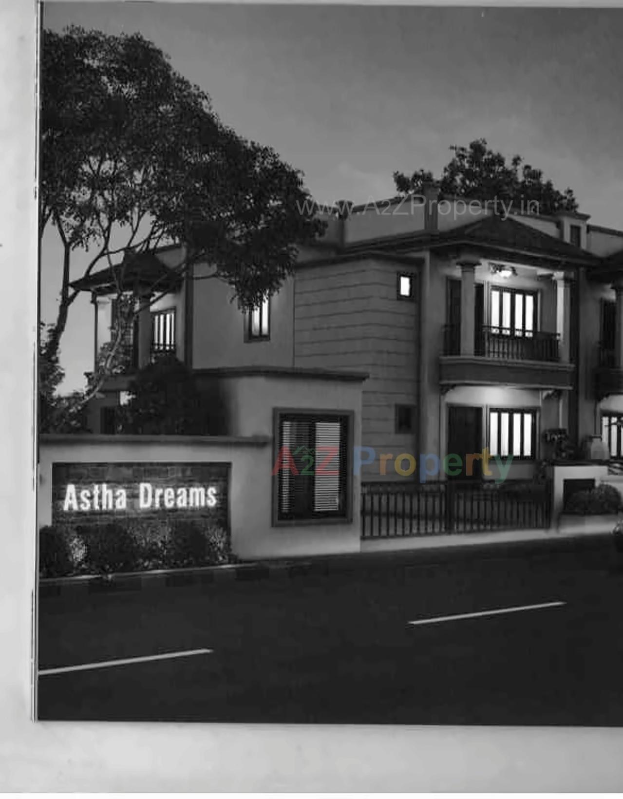3D Elevation of real estate project Astha Dreams located at Barejdi, Ahmedabad, Gujarat