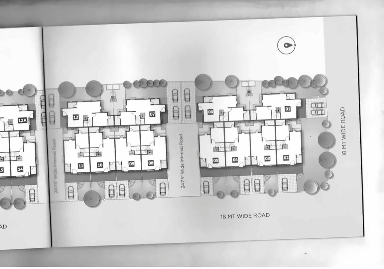 Layout of real estate project Astha Dreams located at Barejdi, Ahmedabad, Gujarat