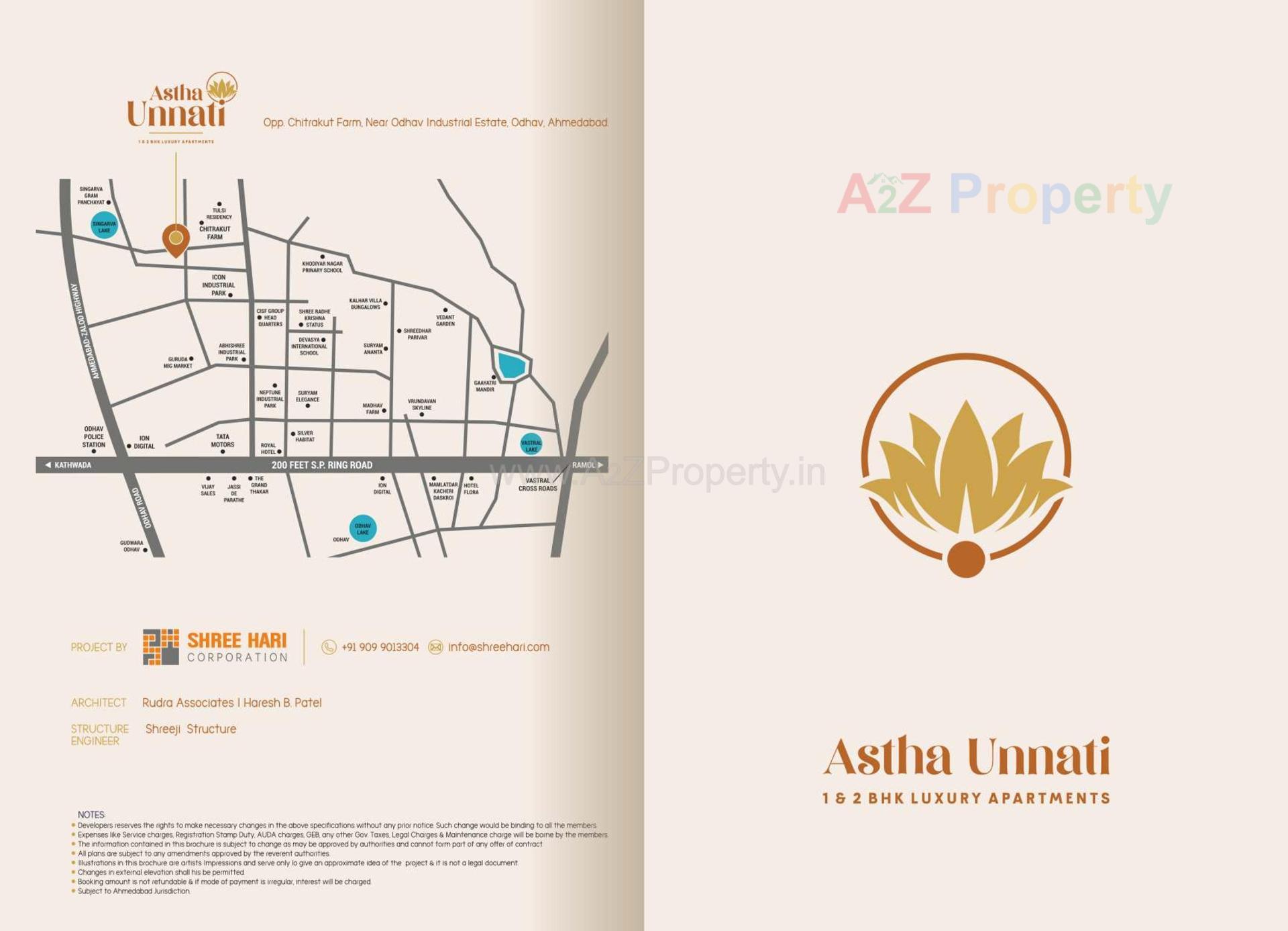  of real estate project Astha Unnati located at Singrva, Ahmedabad, Gujarat