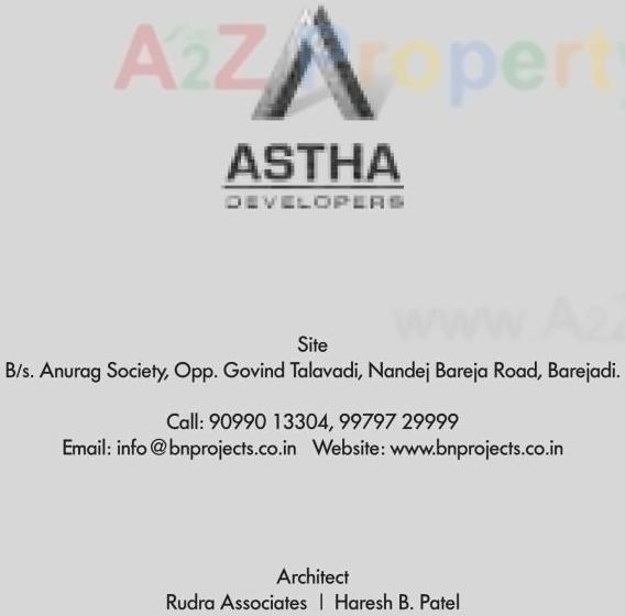  of real estate project Astha Vihar (block A+d) located at Barejdi, Ahmedabad, Gujarat