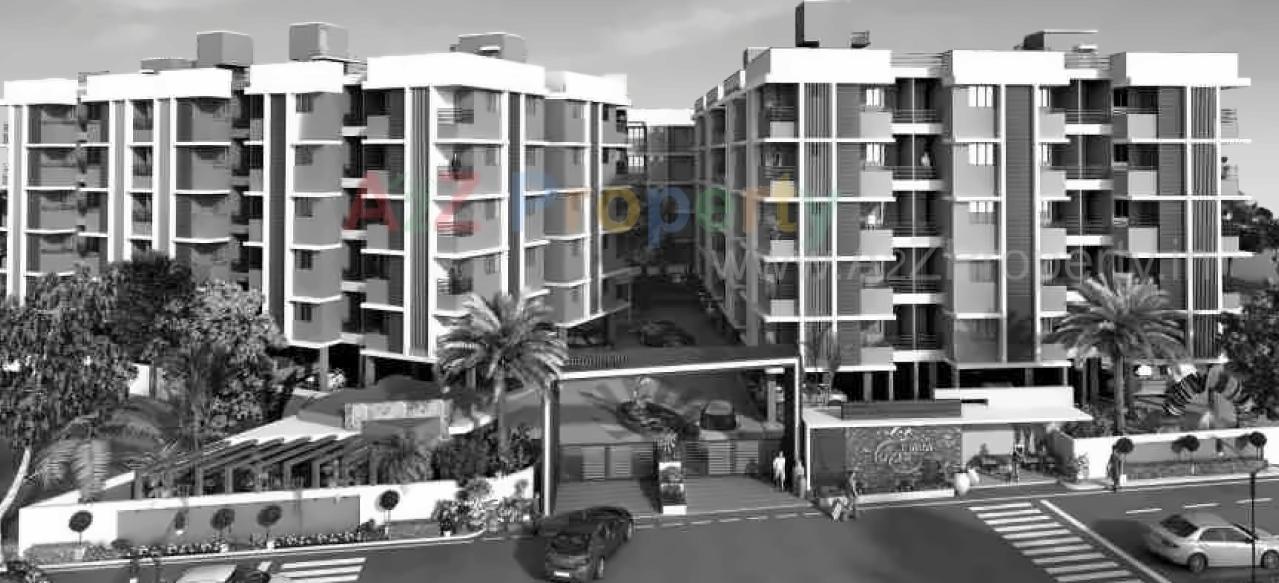 3D Elevation of real estate project Astha Vihar (block A+d) located at Barejdi, Ahmedabad, Gujarat