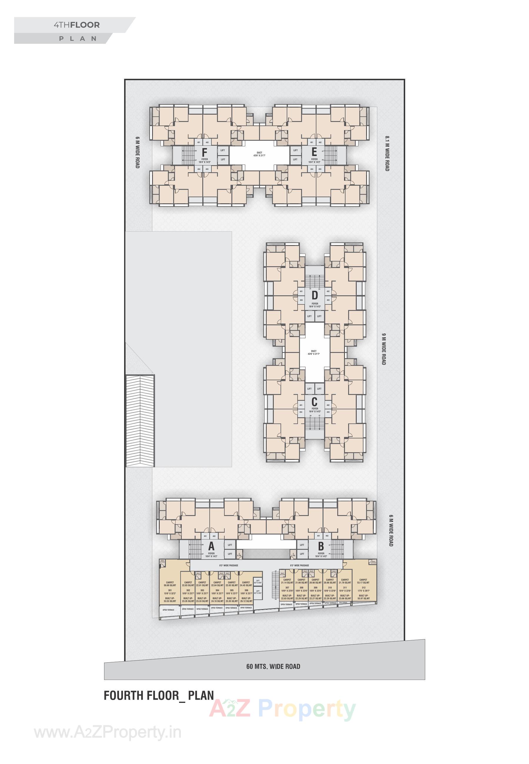 Layout of real estate project Atharva Abode located at Ahmedabad, Ahmedabad, Gujarat