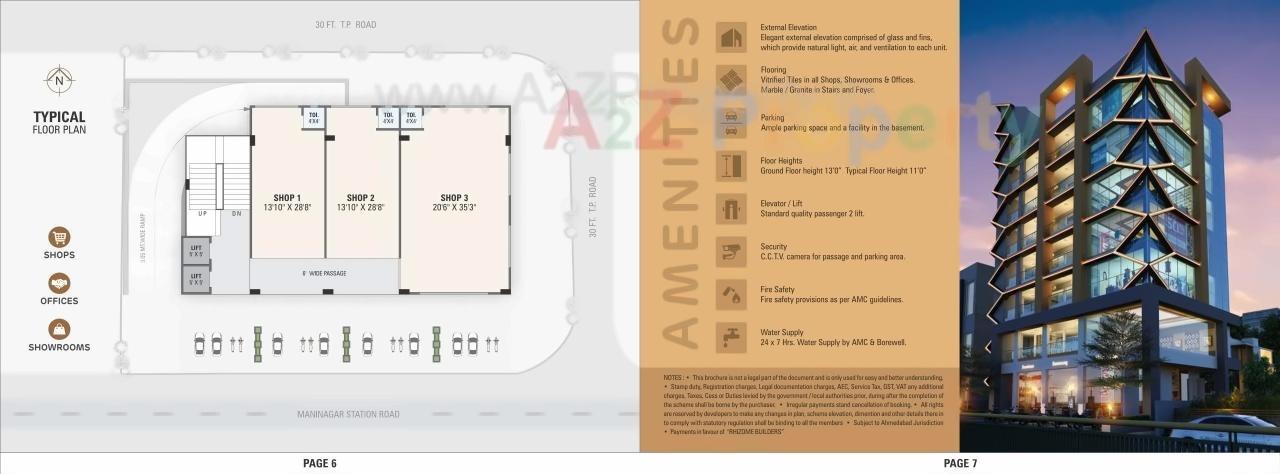 Layout of real estate project Atharva located at Ahmedabad, Ahmedabad, Gujarat