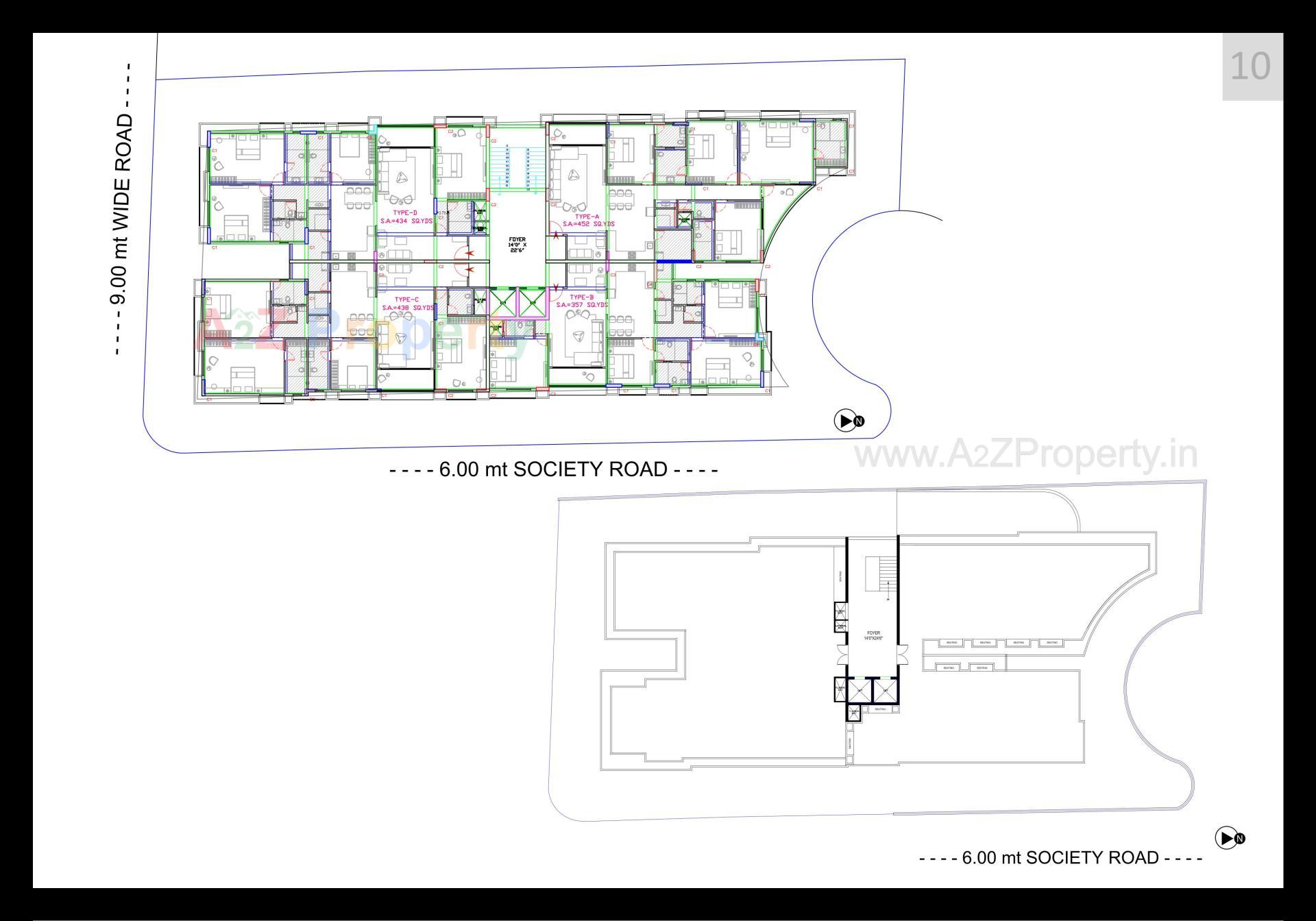 Layout of real estate project Athens located at Ahmedabad, Ahmedabad, Gujarat