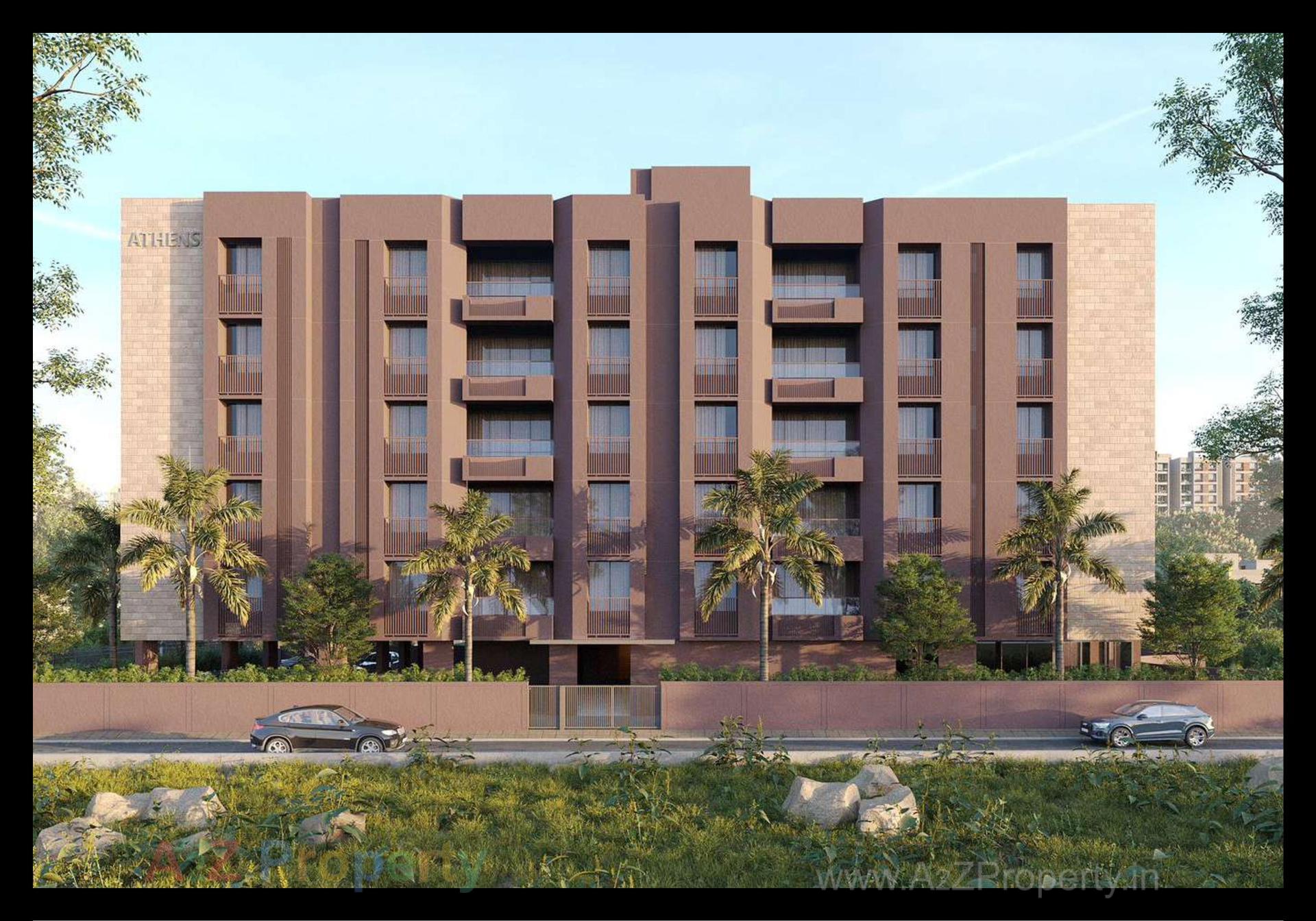 3D Elevation of real estate project Athens located at Ahmedabad, Ahmedabad, Gujarat