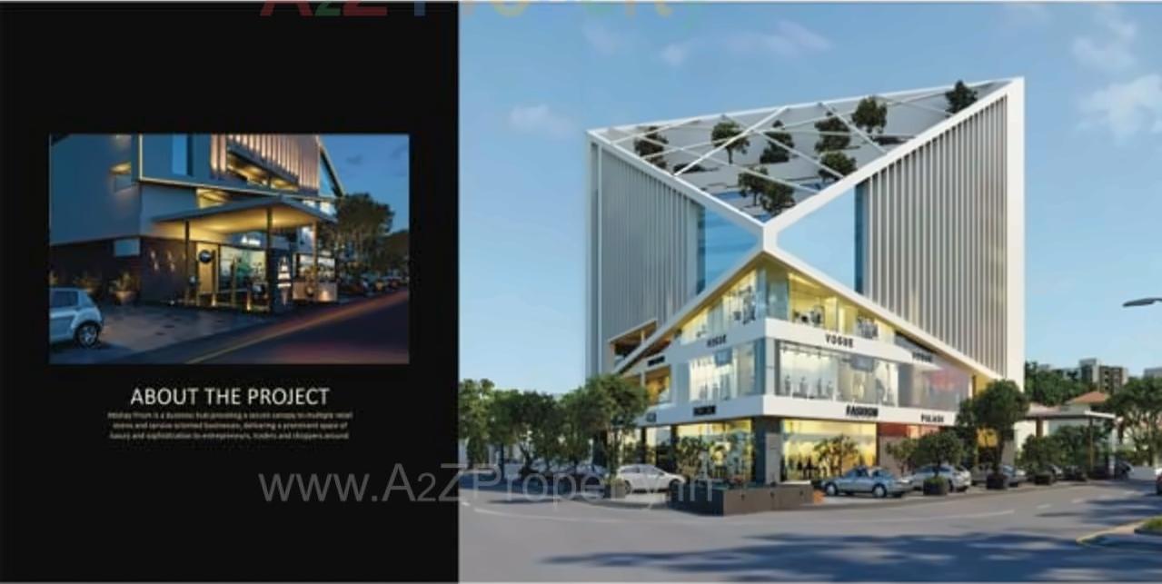 3D Elevation of real estate project Atishay Prism located at Amiyapura, Ahmedabad, Gujarat