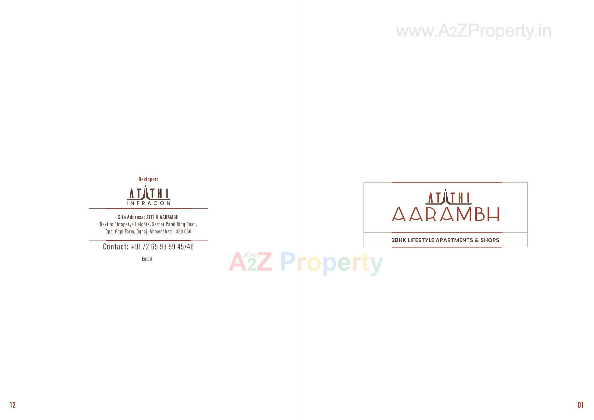  of real estate project Atithi Aarambh located at Ognaj, Ahmedabad, Gujarat