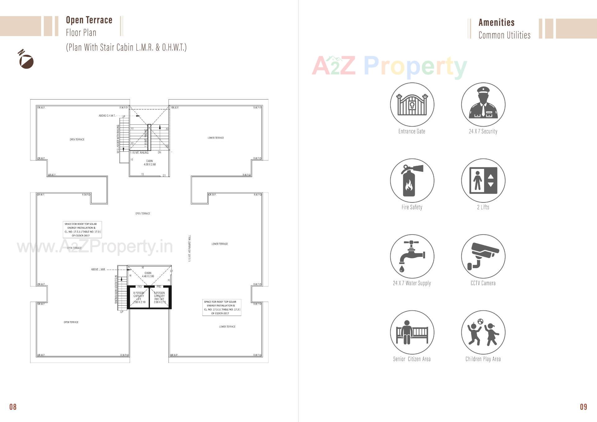 Layout of real estate project Atithi Aarambh located at Ognaj, Ahmedabad, Gujarat