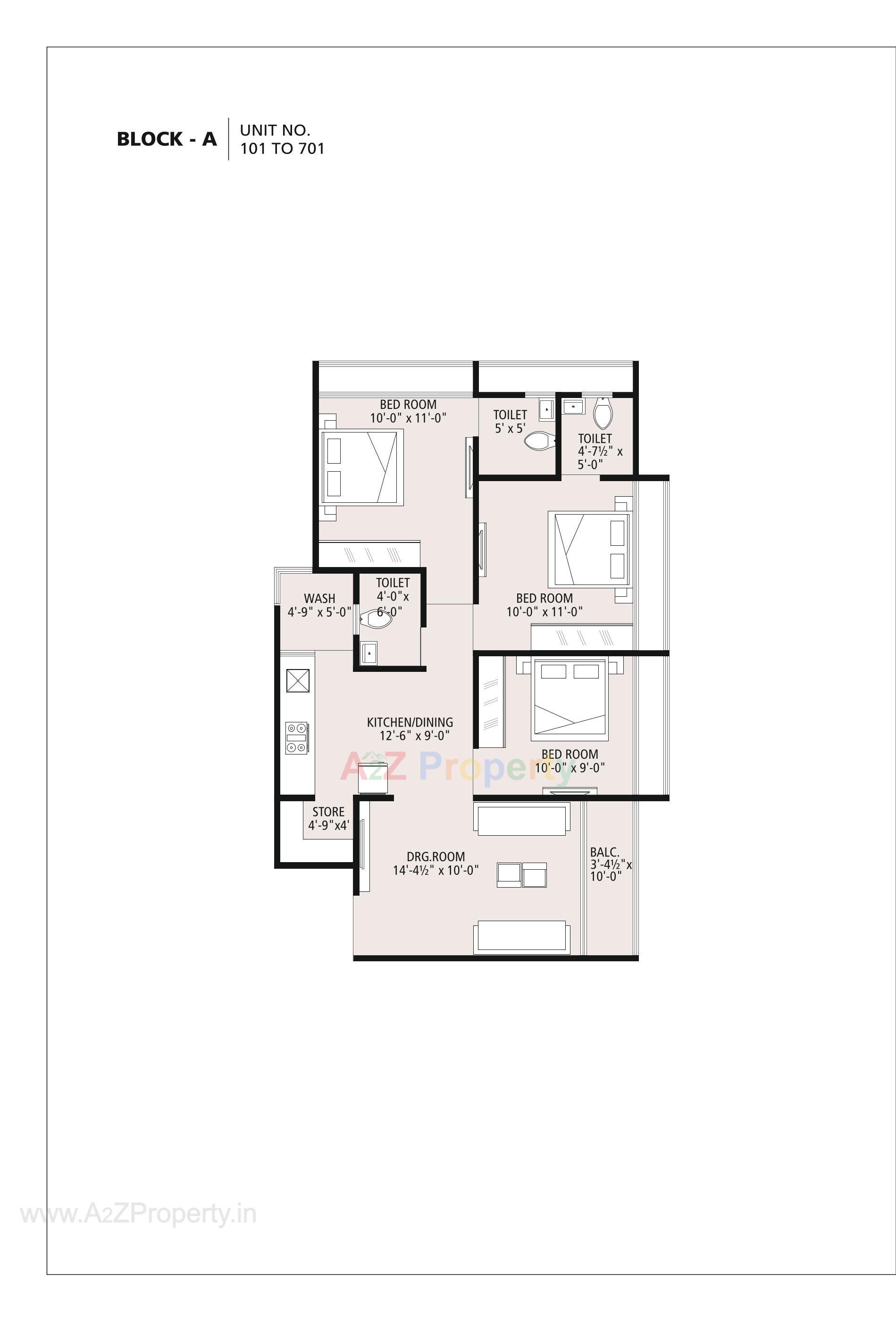 Layout of real estate project Atithi Elegance located at Narol, Ahmedabad, Gujarat