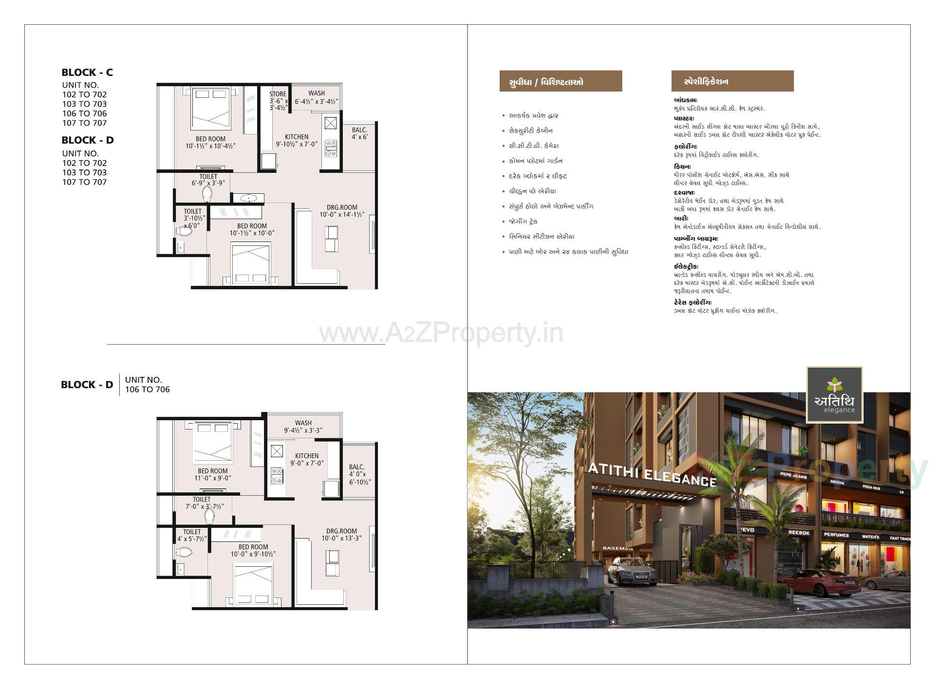  of real estate project Atithi Elegance located at Narol, Ahmedabad, Gujarat