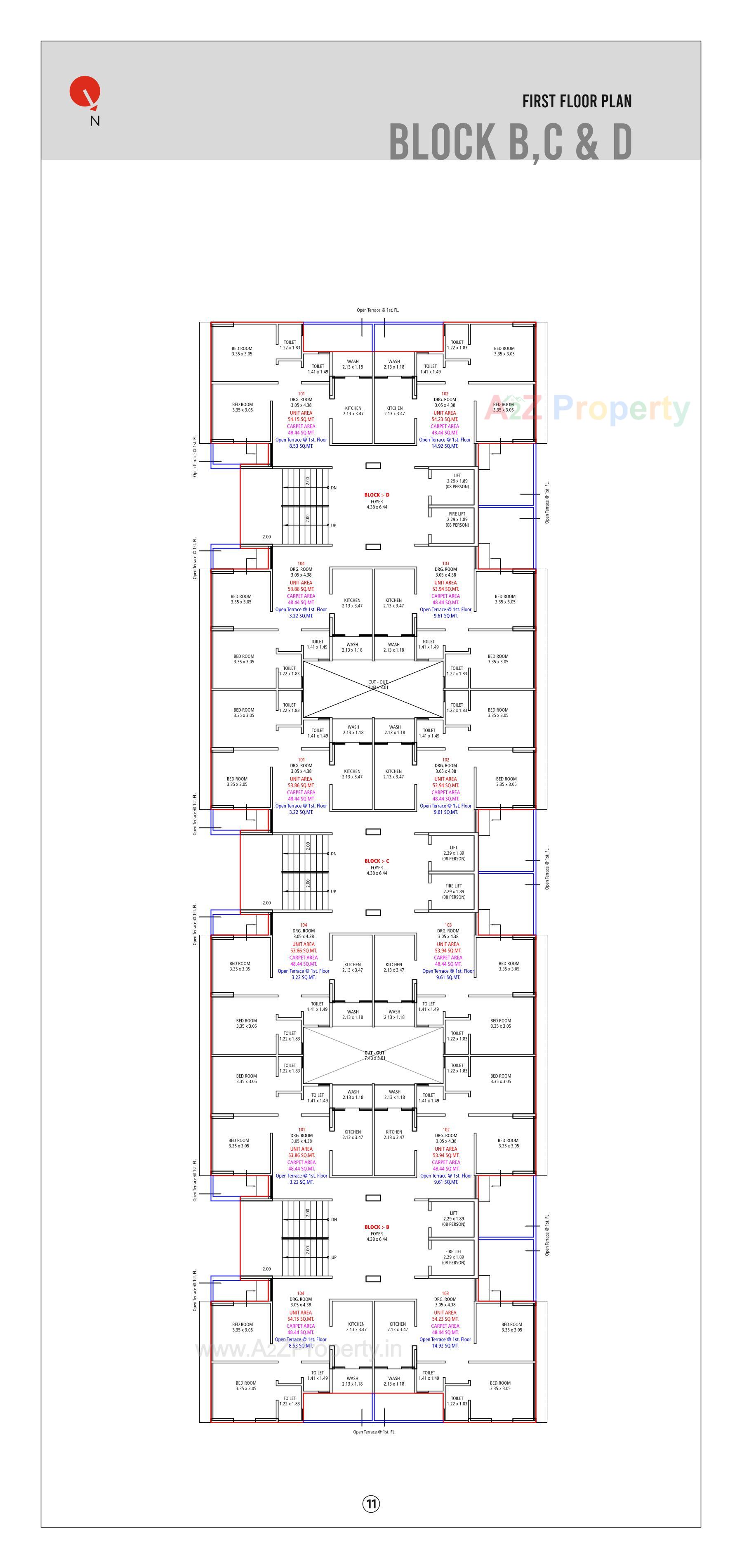 Layout of real estate project Atithi Prime located at Vatva, Ahmedabad, Gujarat