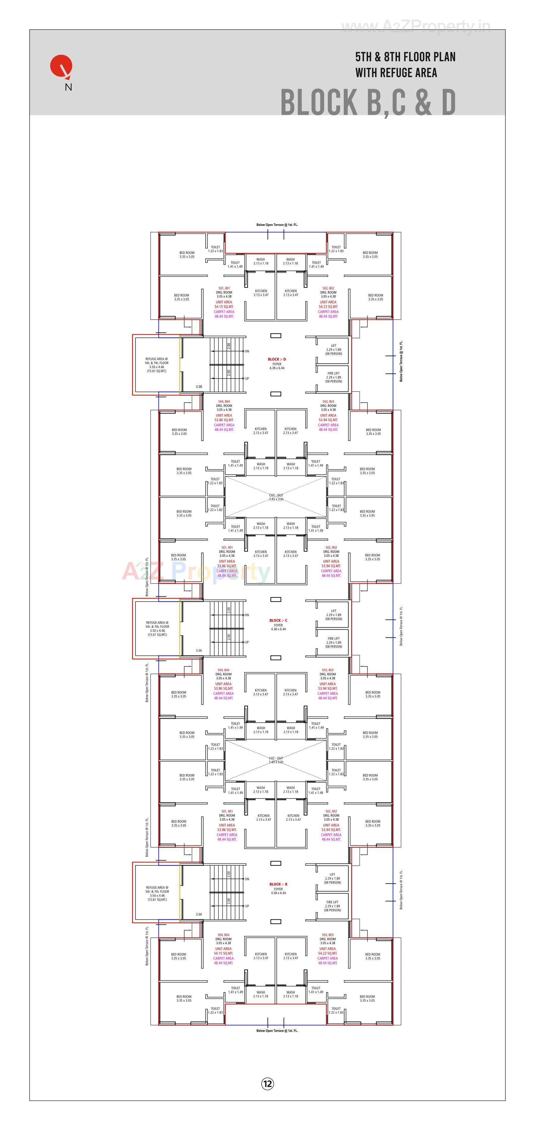 Layout of real estate project Atithi Prime located at Vatva, Ahmedabad, Gujarat