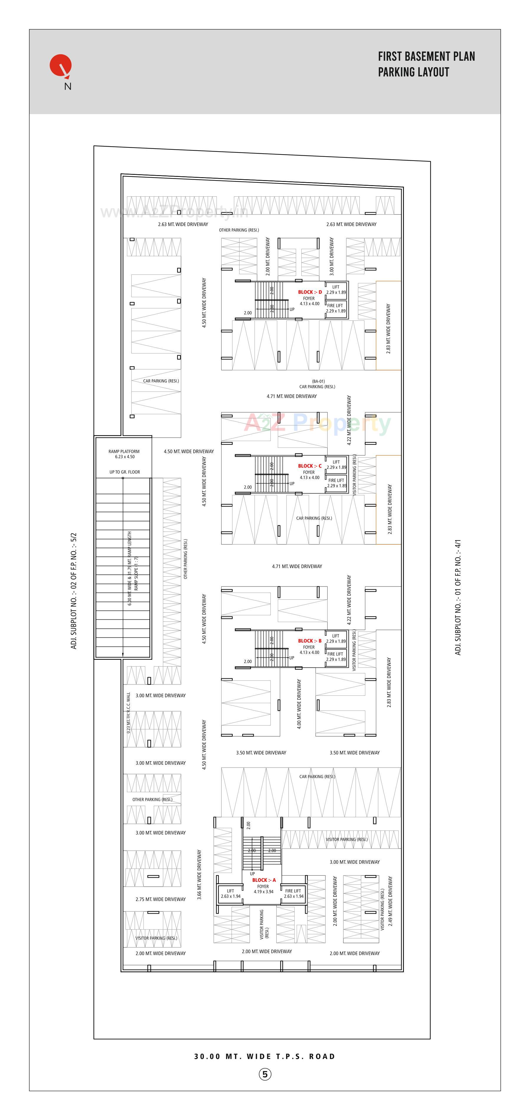 Layout of real estate project Atithi Prime located at Vatva, Ahmedabad, Gujarat