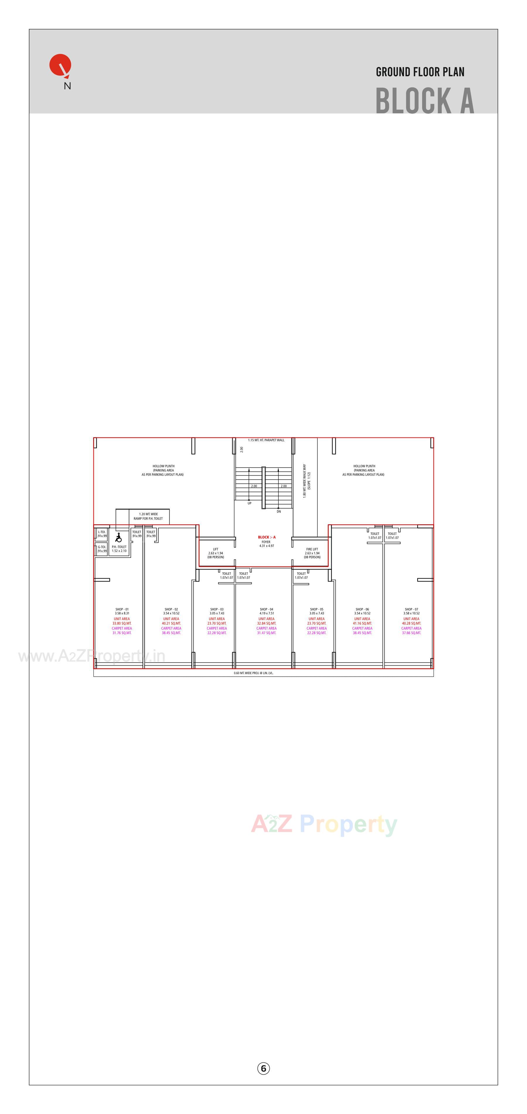 Layout of real estate project Atithi Prime located at Vatva, Ahmedabad, Gujarat