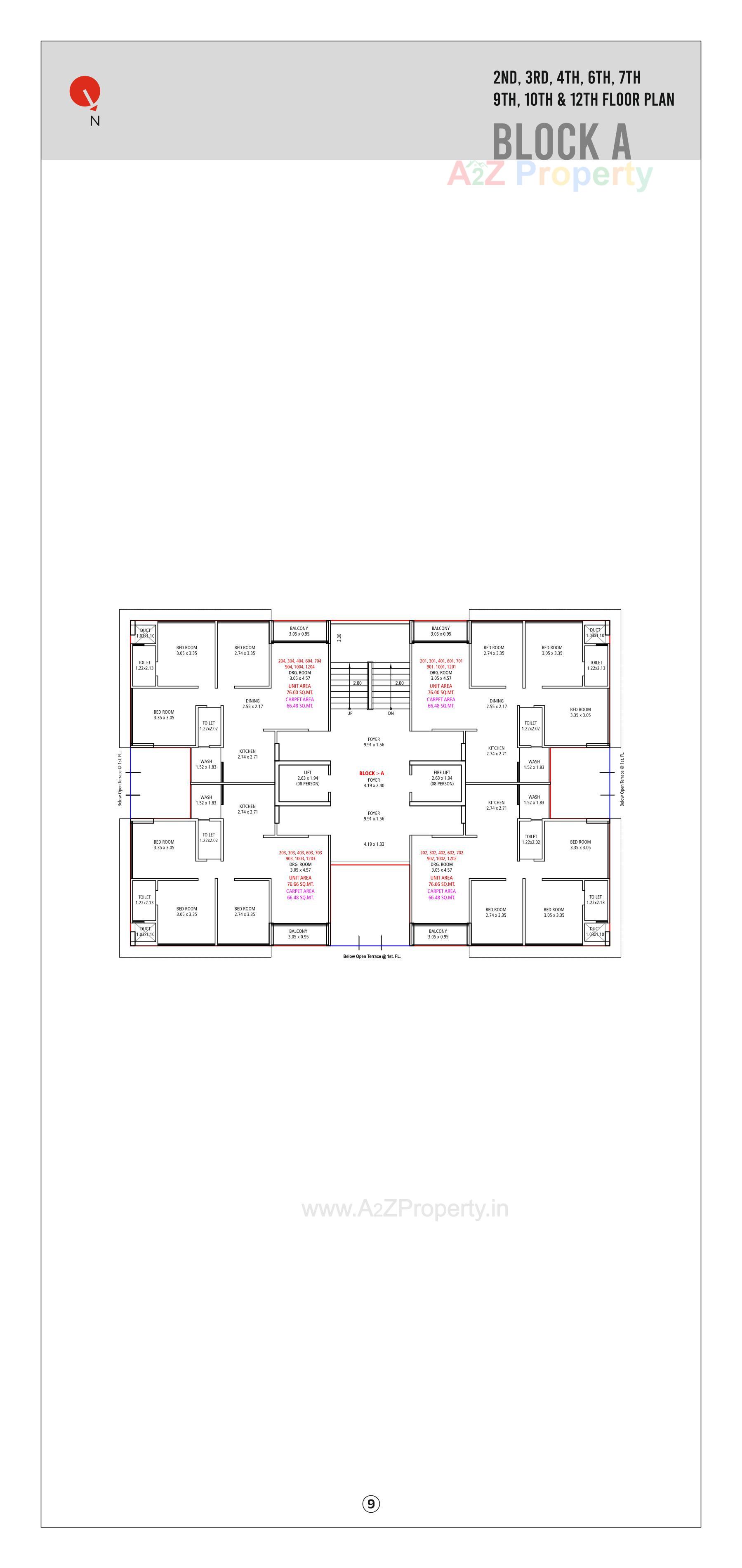 Layout of real estate project Atithi Prime located at Vatva, Ahmedabad, Gujarat