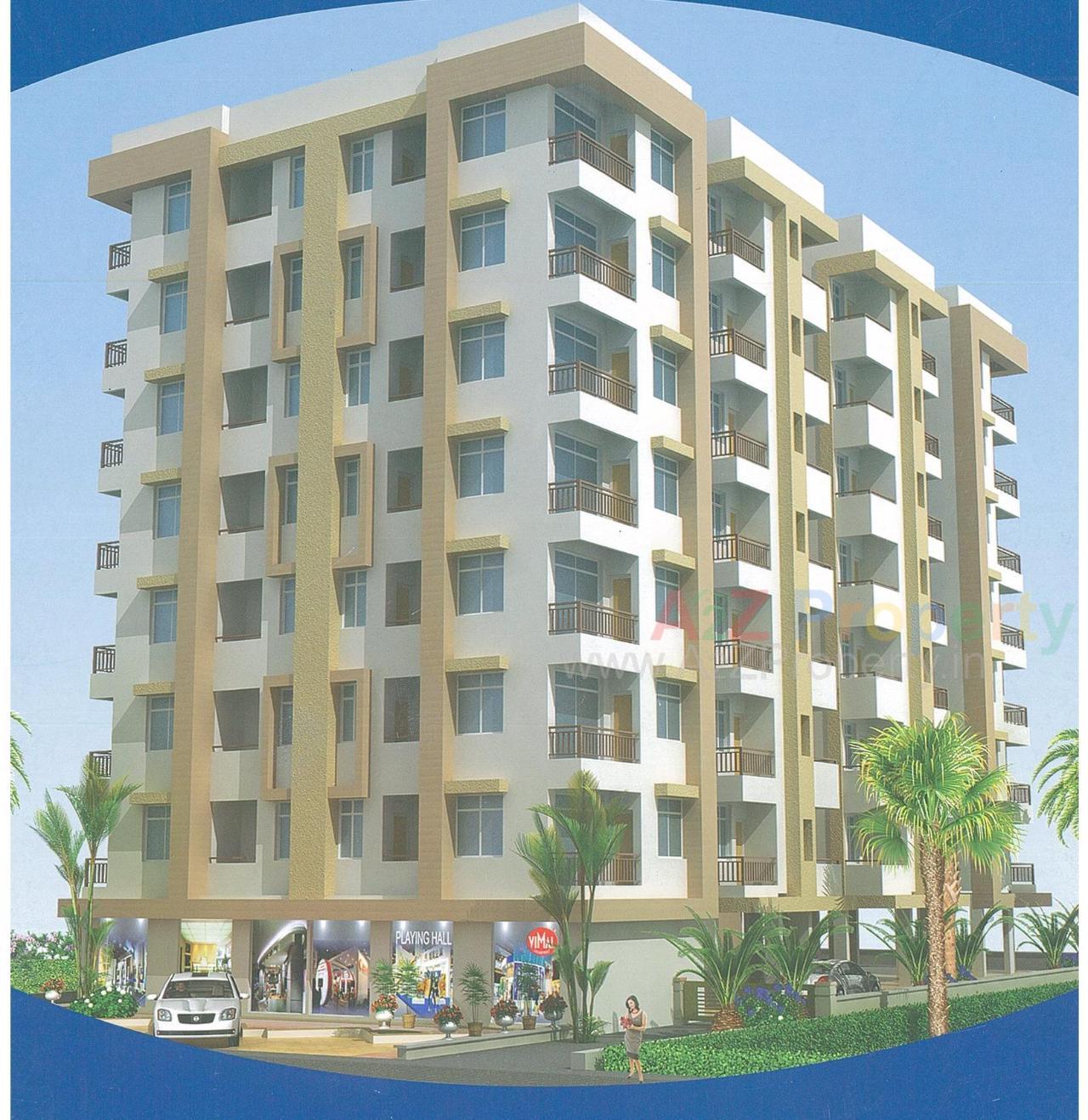 3D Elevation of real estate project Atithi Satkar located at Vatva, Ahmedabad, Gujarat