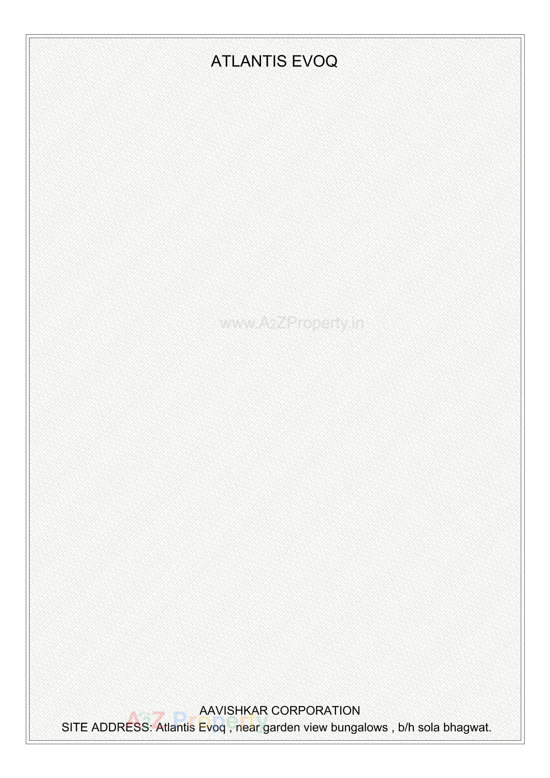  of real estate project Atlantis Evoq located at Sola, Ahmedabad, Gujarat