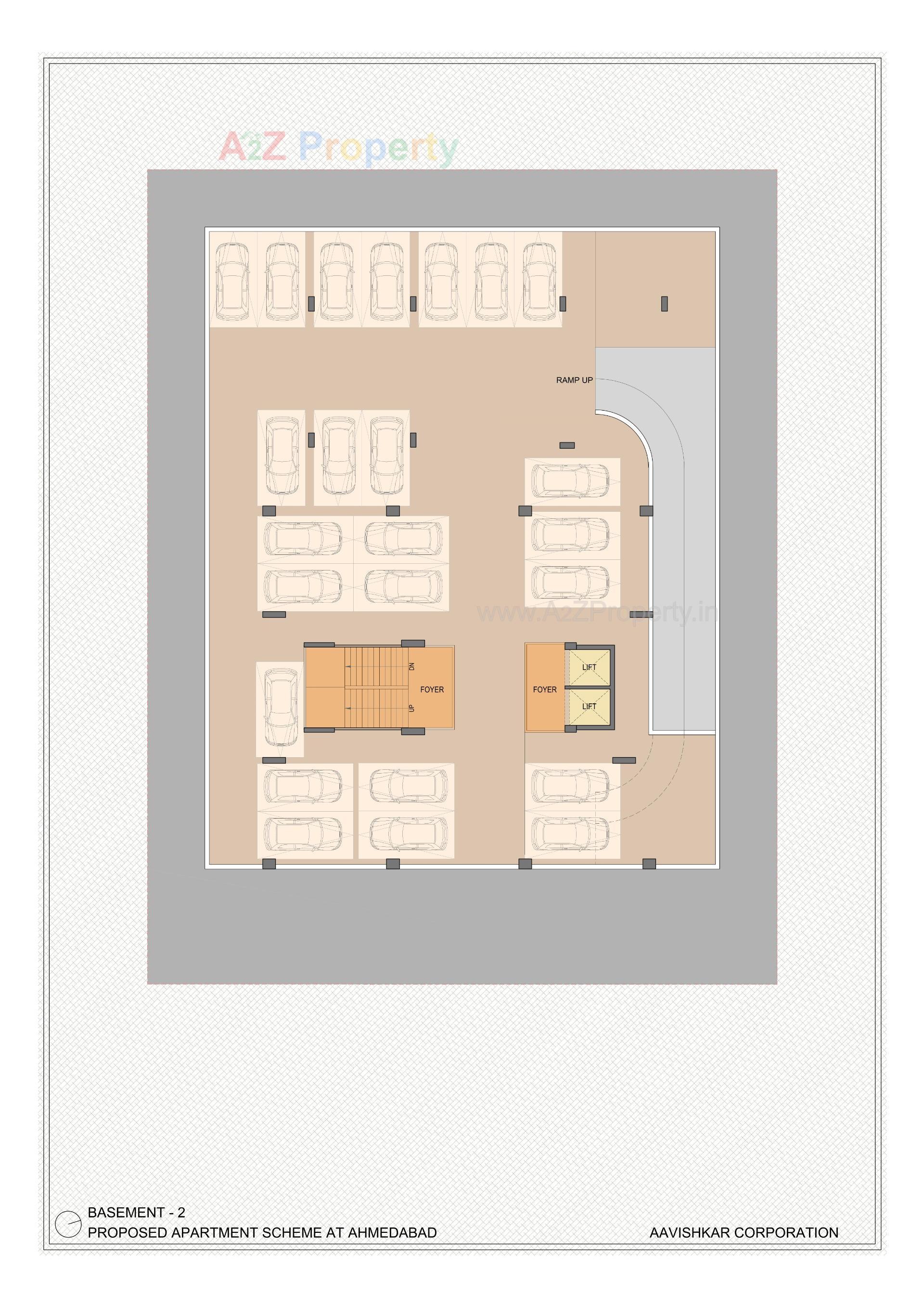 Layout of real estate project Atlantis Evoq located at Sola, Ahmedabad, Gujarat