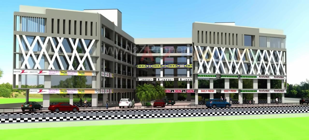3D Elevation of real estate project Atria Business Zone located at Asarwa, Ahmedabad, Gujarat