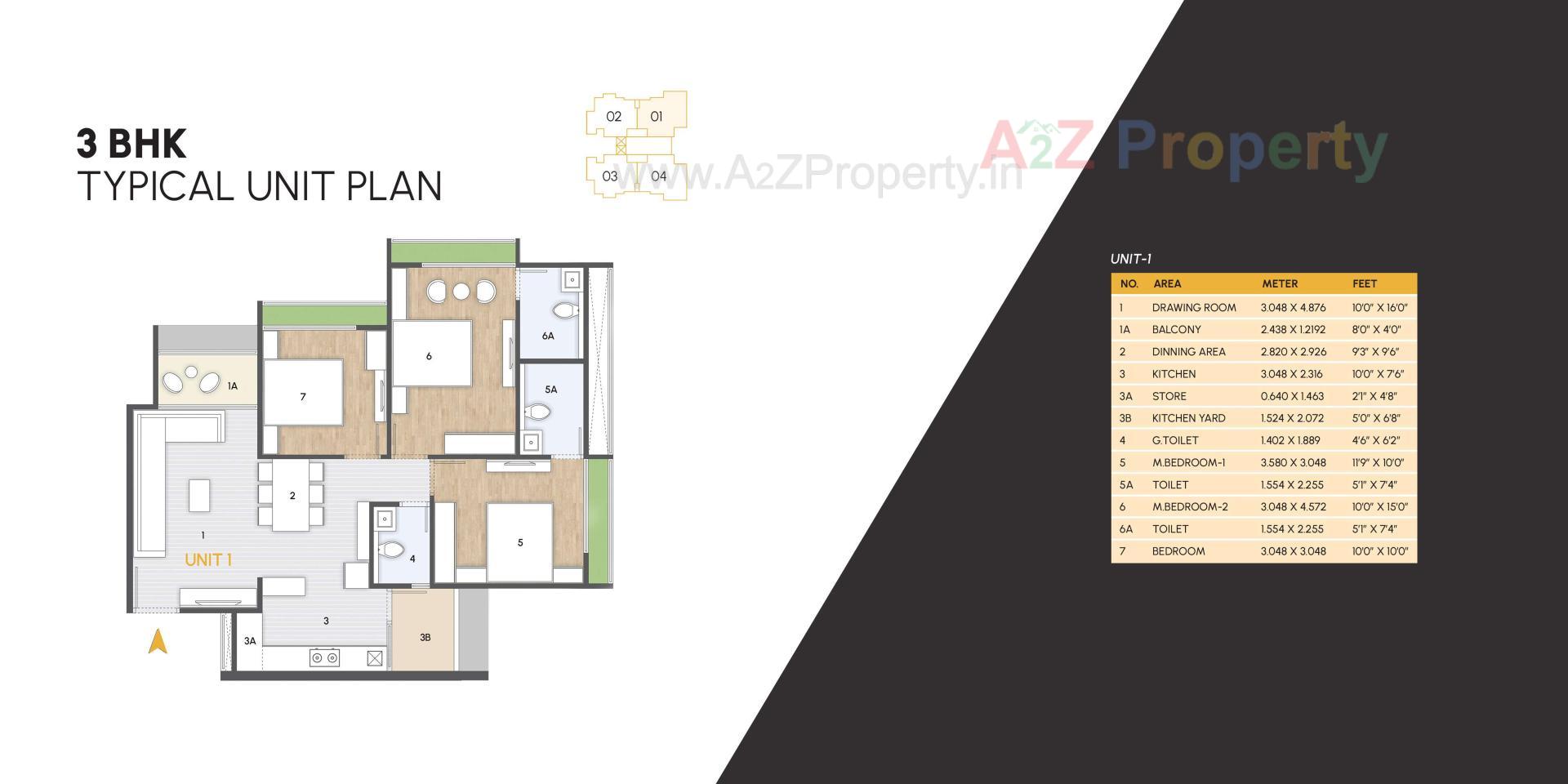 Layout of real estate project Atrius located at Jagatpur, Ahmedabad, Gujarat