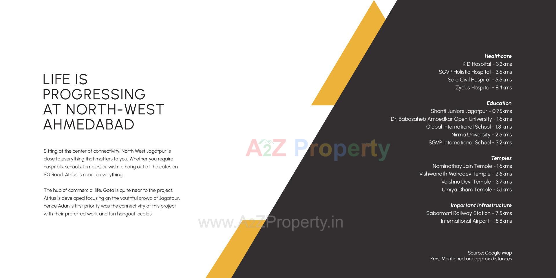  of real estate project Atrius located at Jagatpur, Ahmedabad, Gujarat
