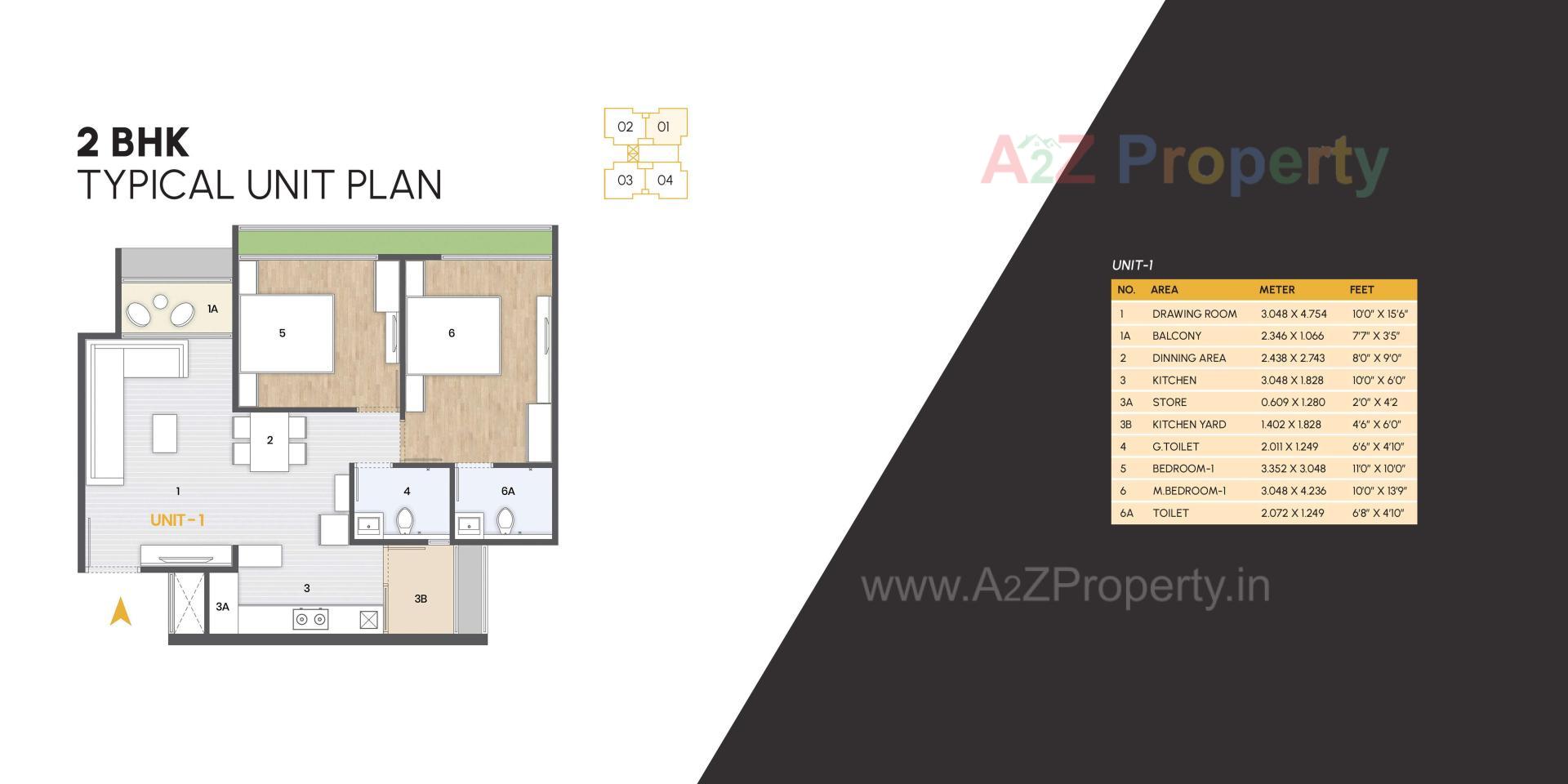 Layout of real estate project Atrius located at Jagatpur, Ahmedabad, Gujarat