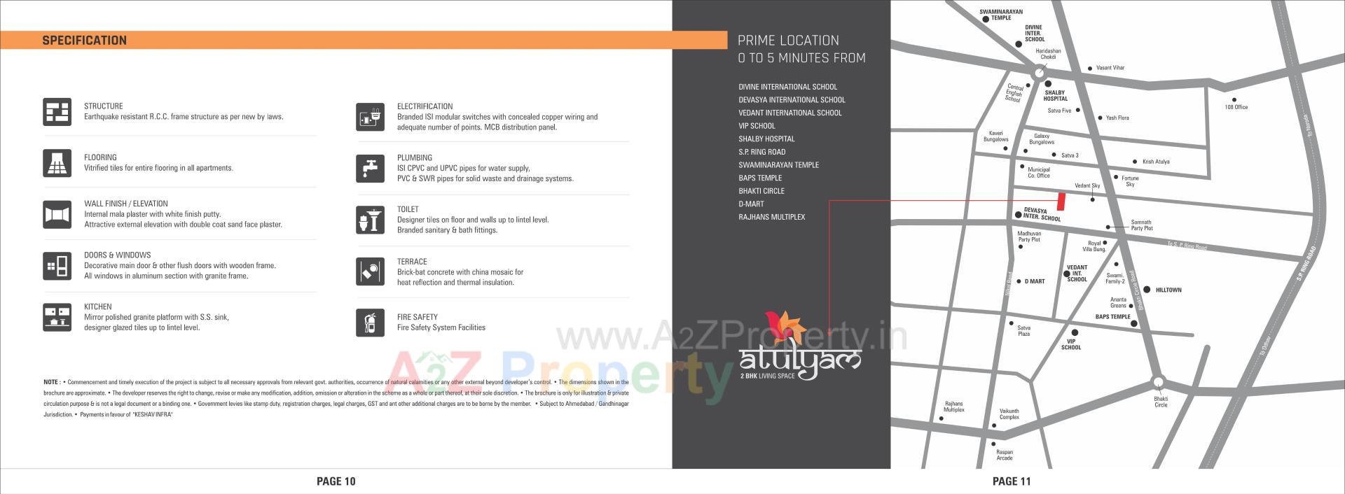  of real estate project Atulyam located at Nikol, Ahmedabad, Gujarat