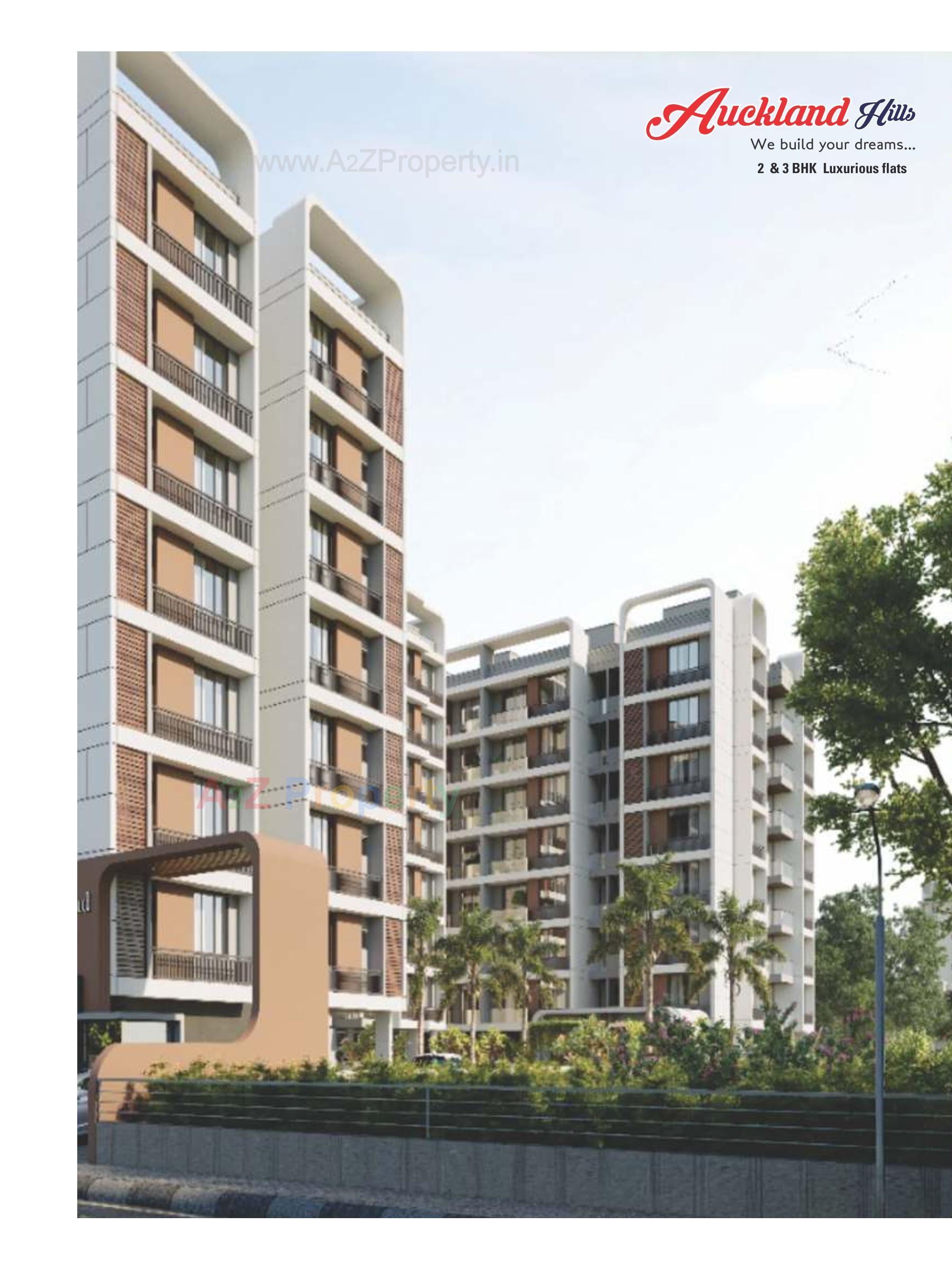 3D Elevation of real estate project Auckland Hills located at Hanspura, Ahmedabad, Gujarat