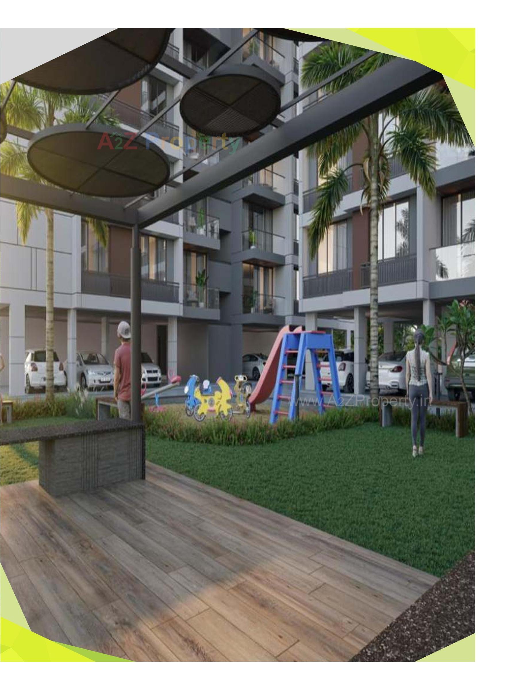 3D Elevation of real estate project Auckland Hills located at Hanspura, Ahmedabad, Gujarat