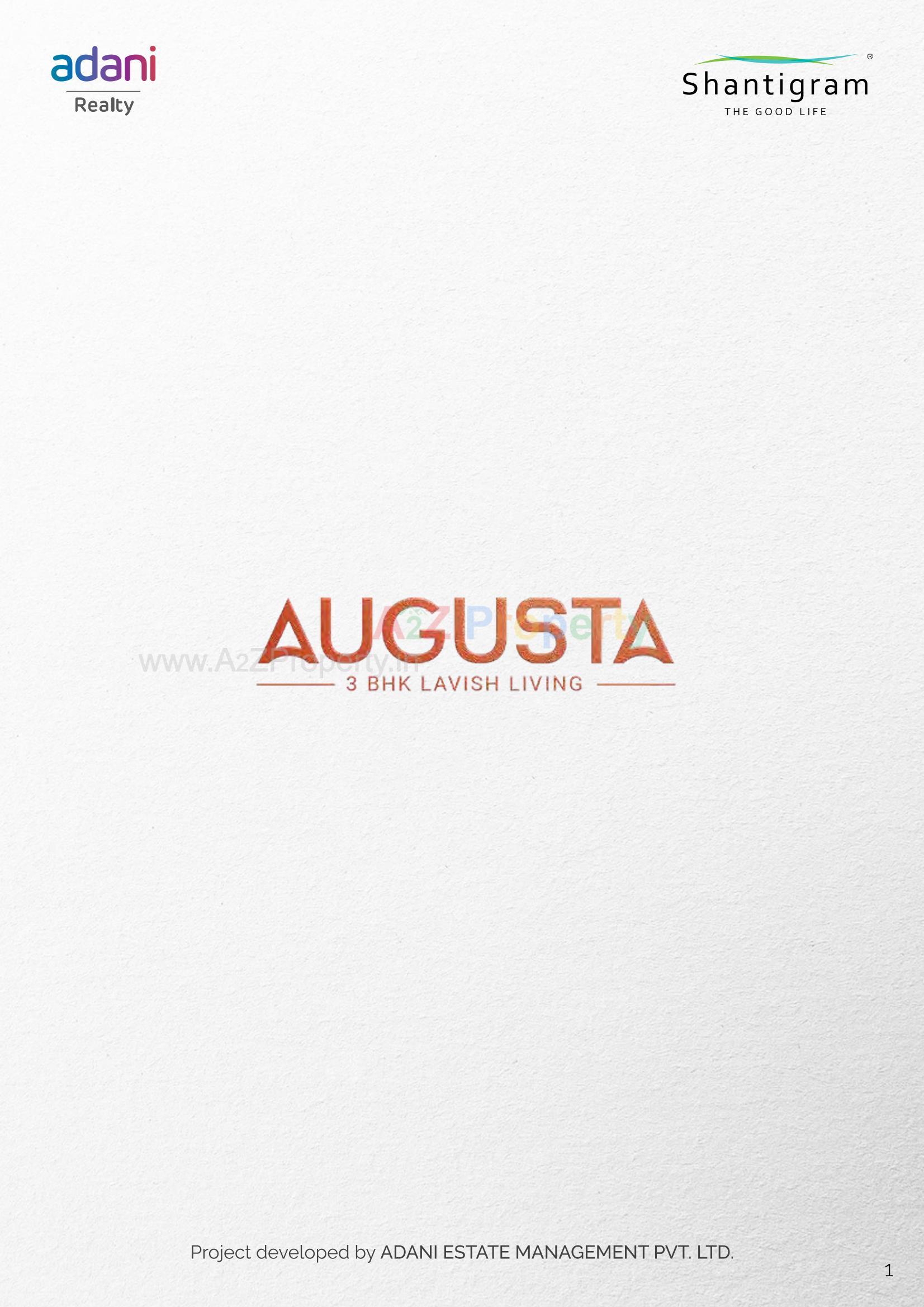  of real estate project Augusta located at Tragad, Ahmedabad, Gujarat