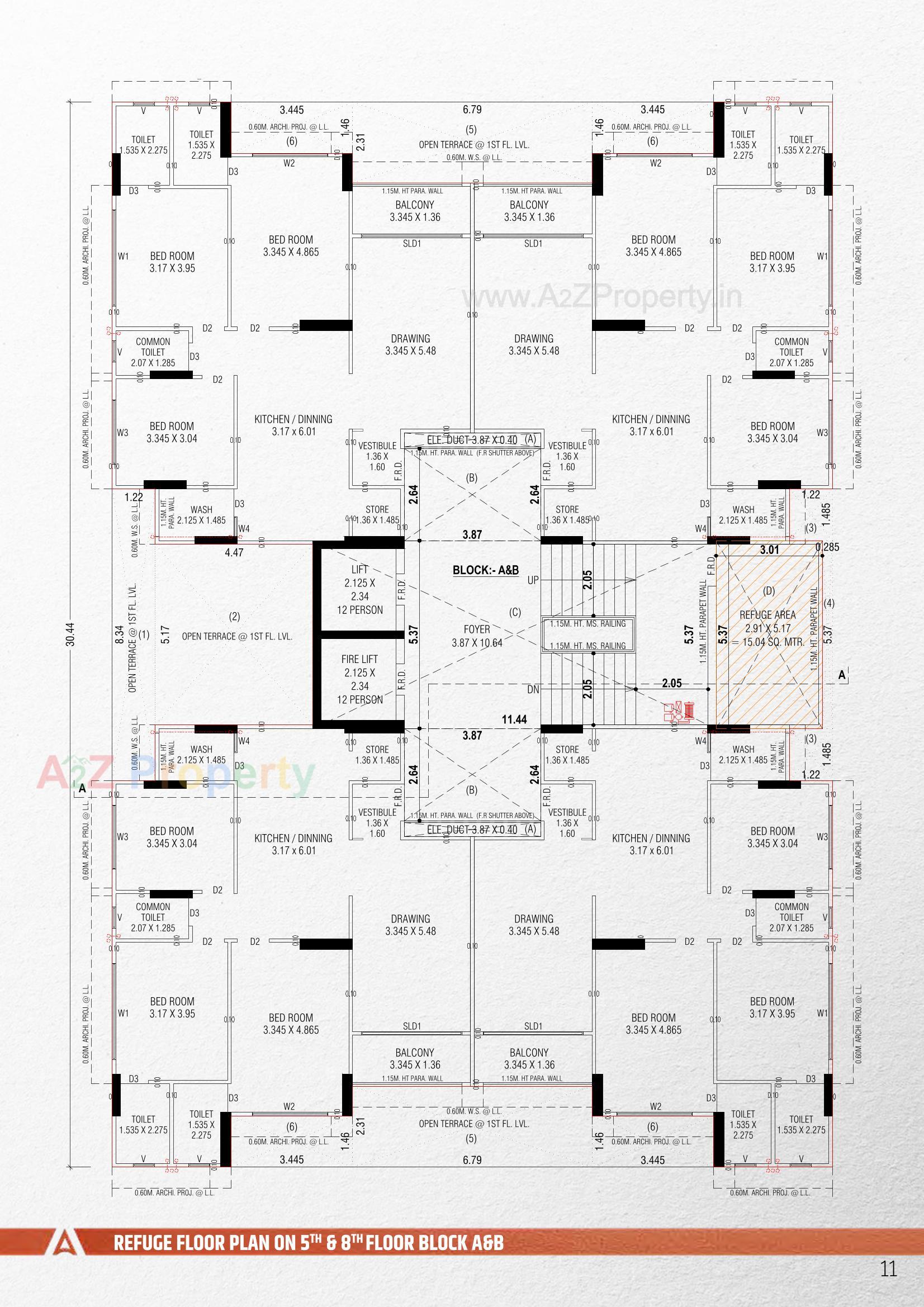 Layout of real estate project Augusta located at Tragad, Ahmedabad, Gujarat