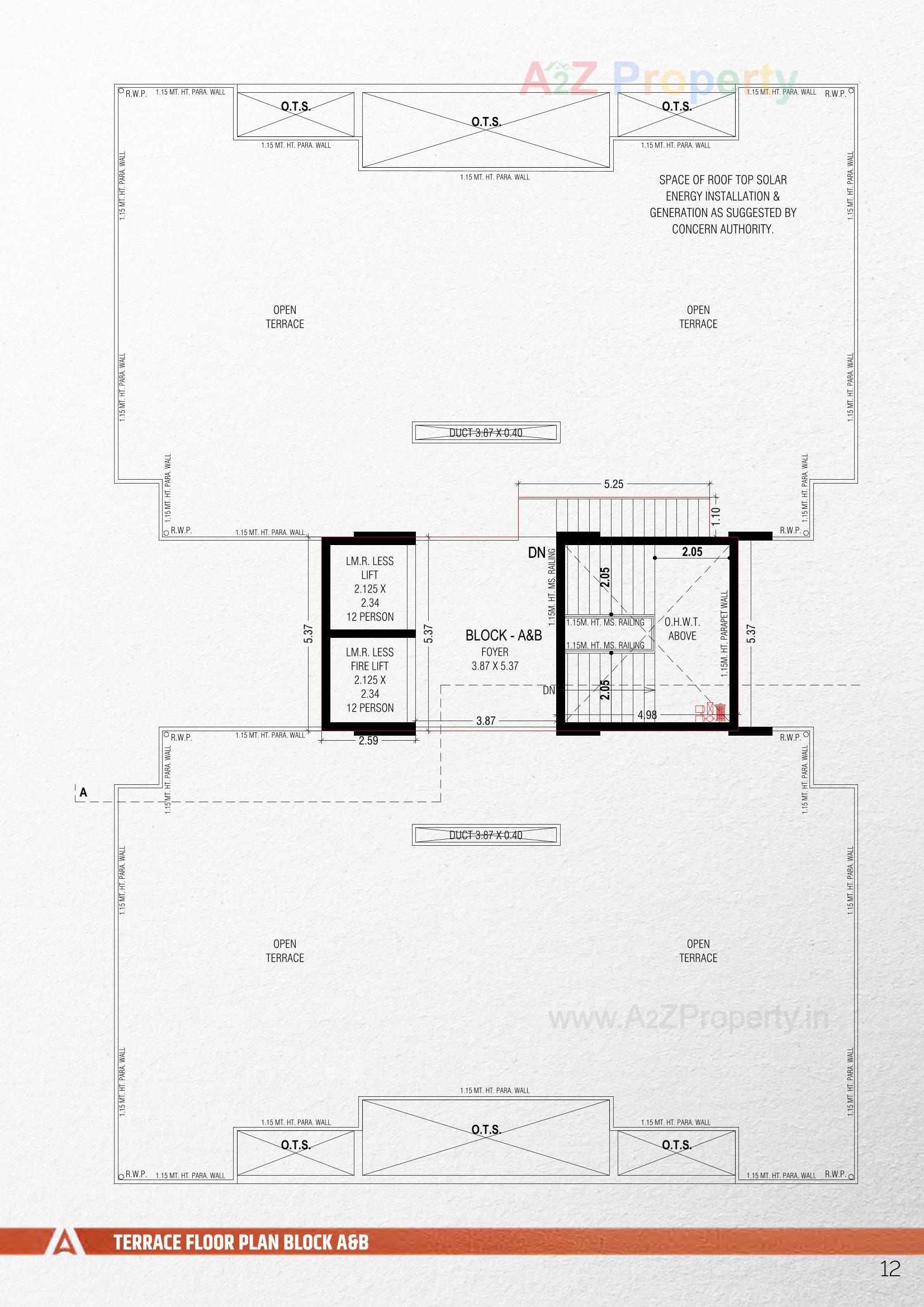 Layout of real estate project Augusta located at Tragad, Ahmedabad, Gujarat