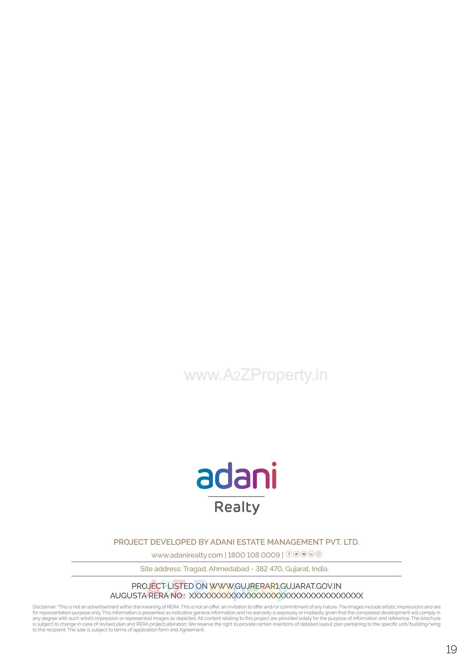  of real estate project Augusta located at Tragad, Ahmedabad, Gujarat