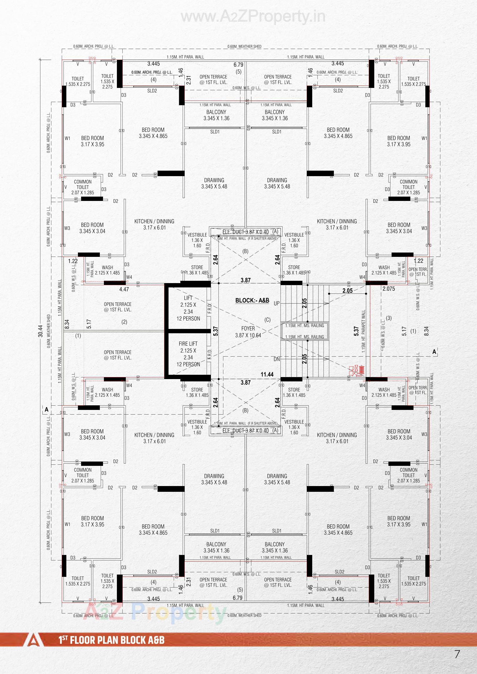 Layout of real estate project Augusta located at Tragad, Ahmedabad, Gujarat