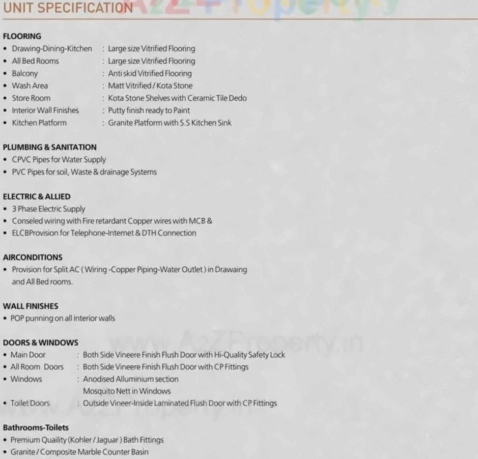 Project Specifications