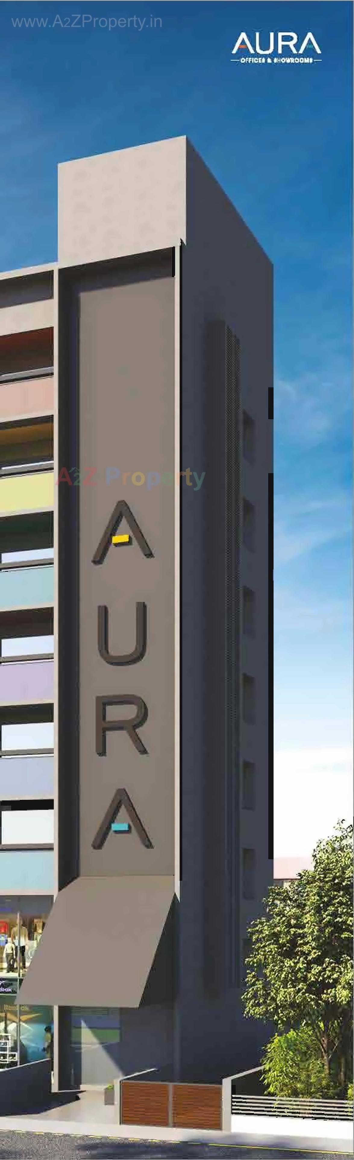 3D Elevation of real estate project Aura located at Motera, Ahmedabad, Gujarat