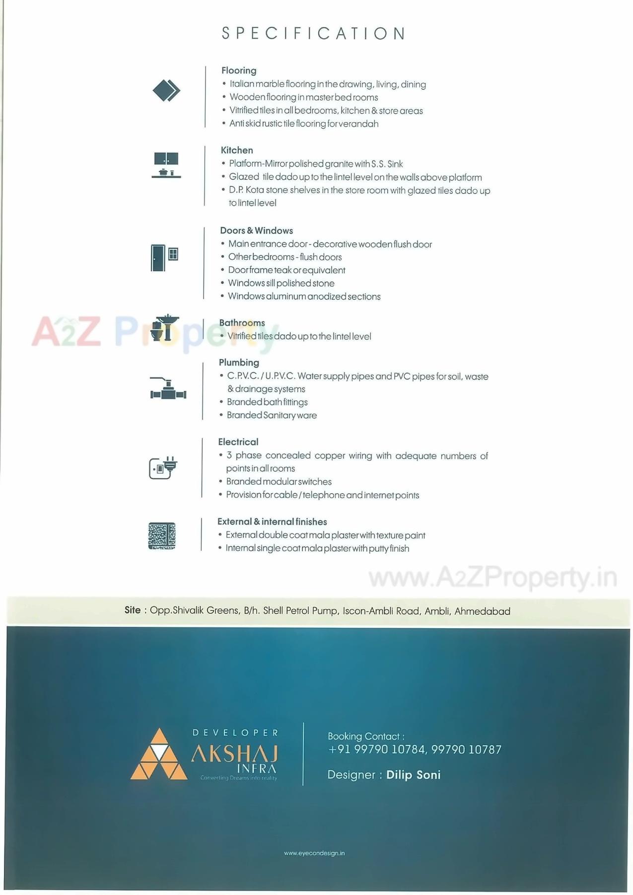  of real estate project Aurum Heights located at Ambli, Ahmedabad, Gujarat