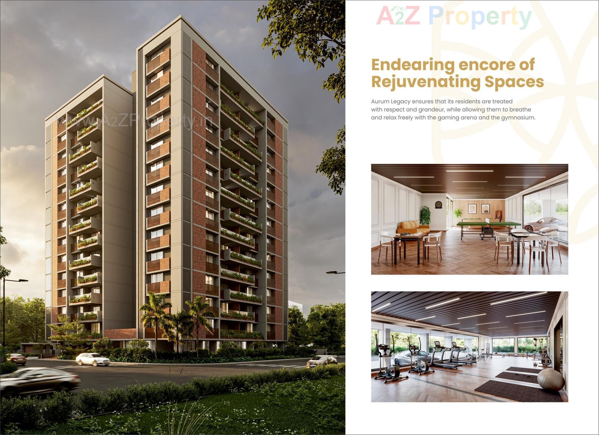 3D Elevation of real estate project Aurum Legacy located at Sola, Ahmedabad, Gujarat