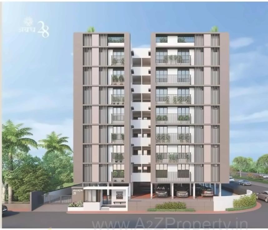 3D Elevation of real estate project Avadh located at Sola, Ahmedabad, Gujarat