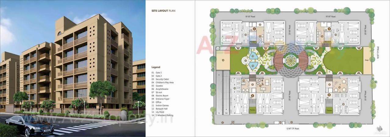  of real estate project Avadh Dreamland located at Sola, Ahmedabad, Gujarat