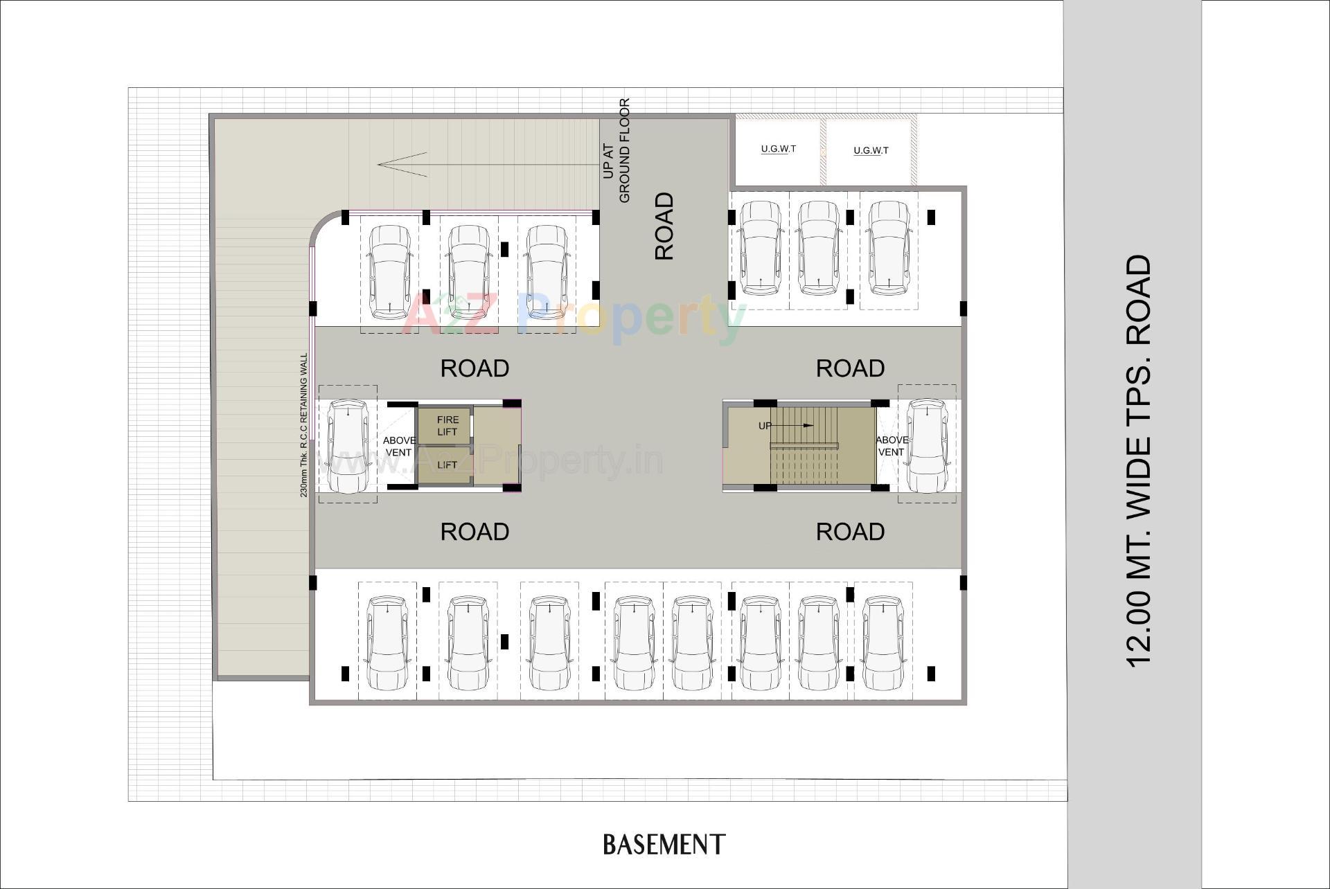 Layout of real estate project Avadh Lake View located at Nikol, Ahmedabad, Gujarat