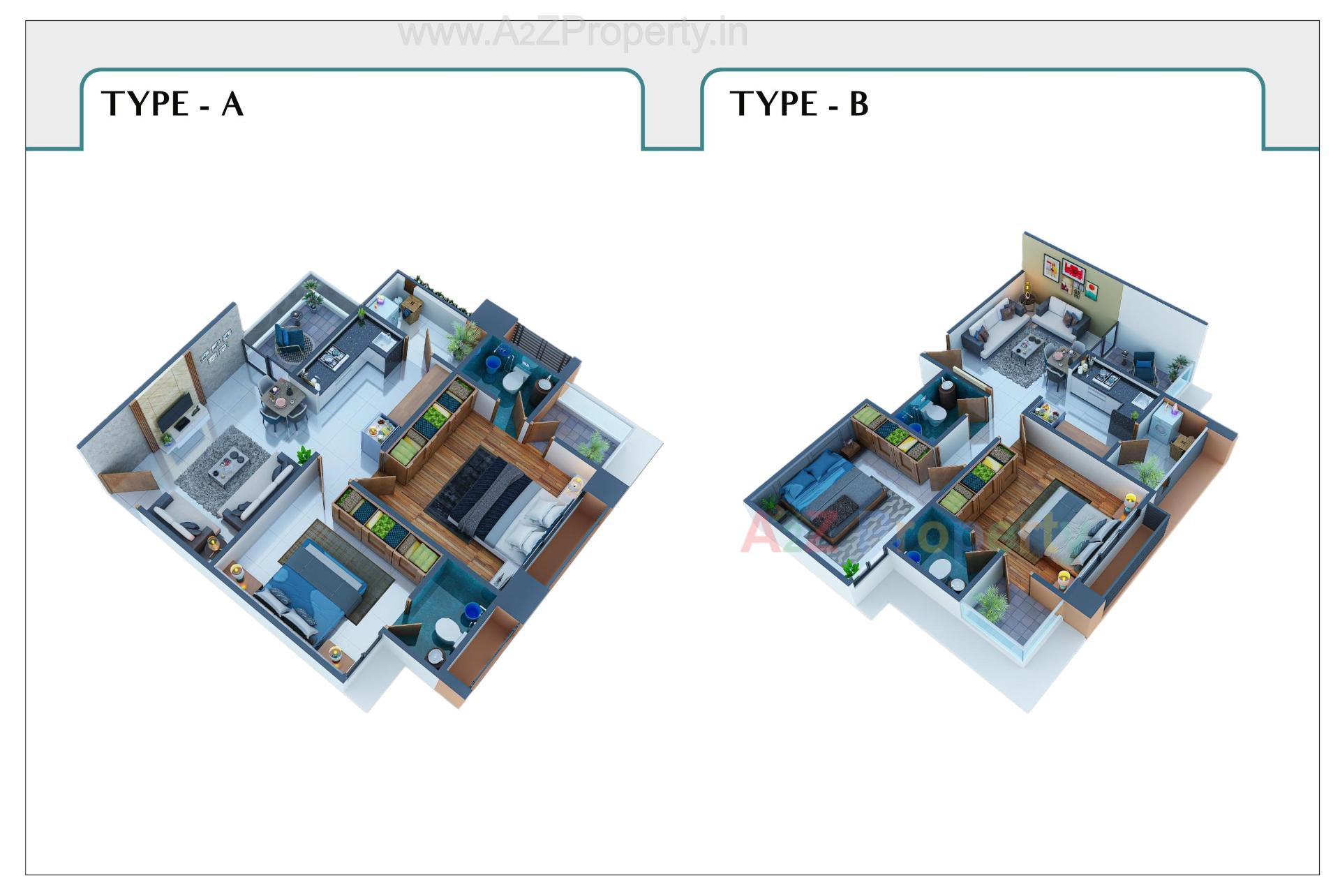 Layout of real estate project Avadh Lake View located at Nikol, Ahmedabad, Gujarat