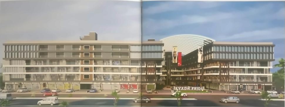 3D Elevation of real estate project Avadh Pride located at Vastral, Ahmedabad, Gujarat
