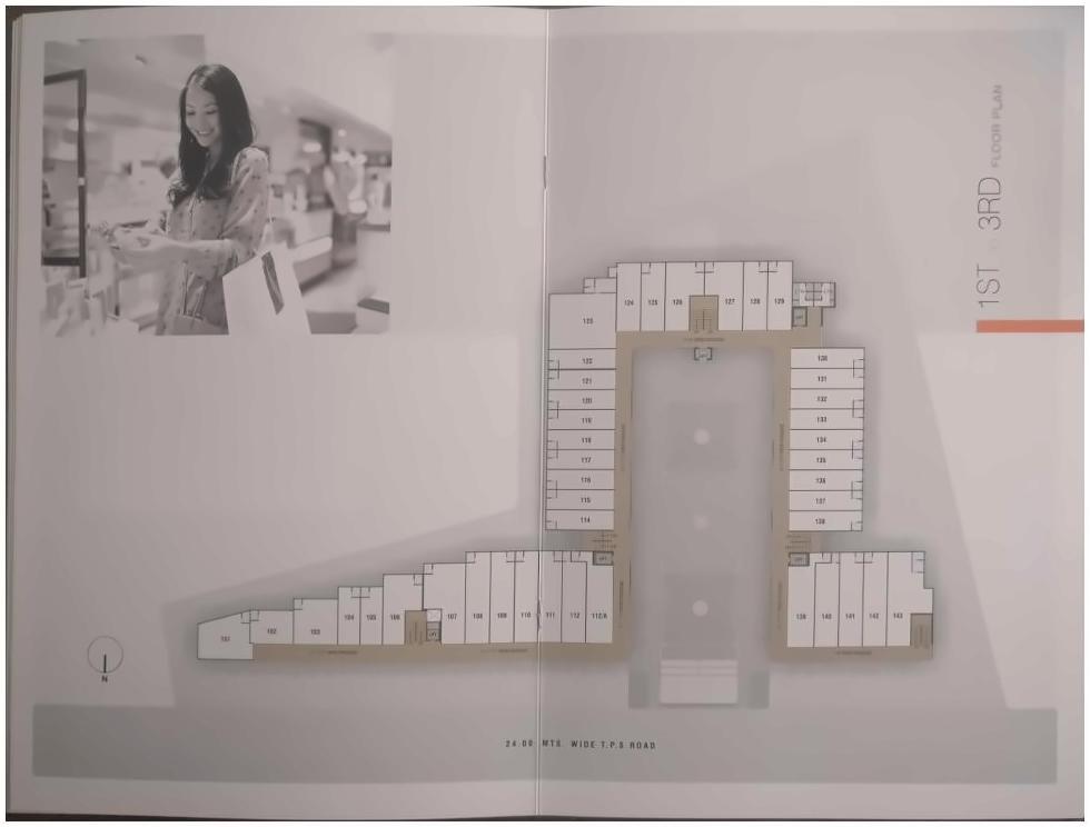 Layout of real estate project Avadh Pride located at Vastral, Ahmedabad, Gujarat