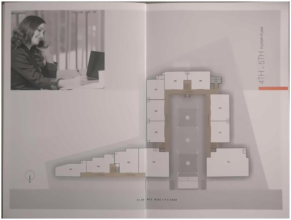 Layout of real estate project Avadh Pride located at Vastral, Ahmedabad, Gujarat