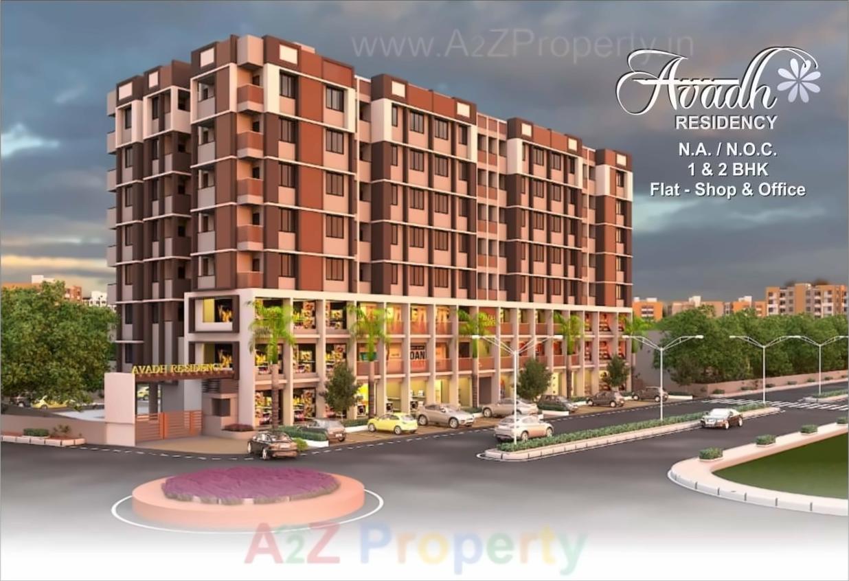 3D Elevation of real estate project Avadh Residency located at Nikol, Ahmedabad, Gujarat