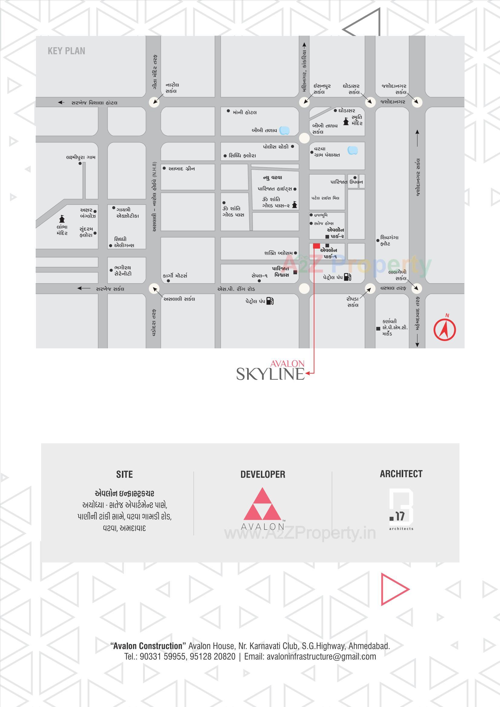  of real estate project Avalon Skyline located at Vatva, Ahmedabad, Gujarat