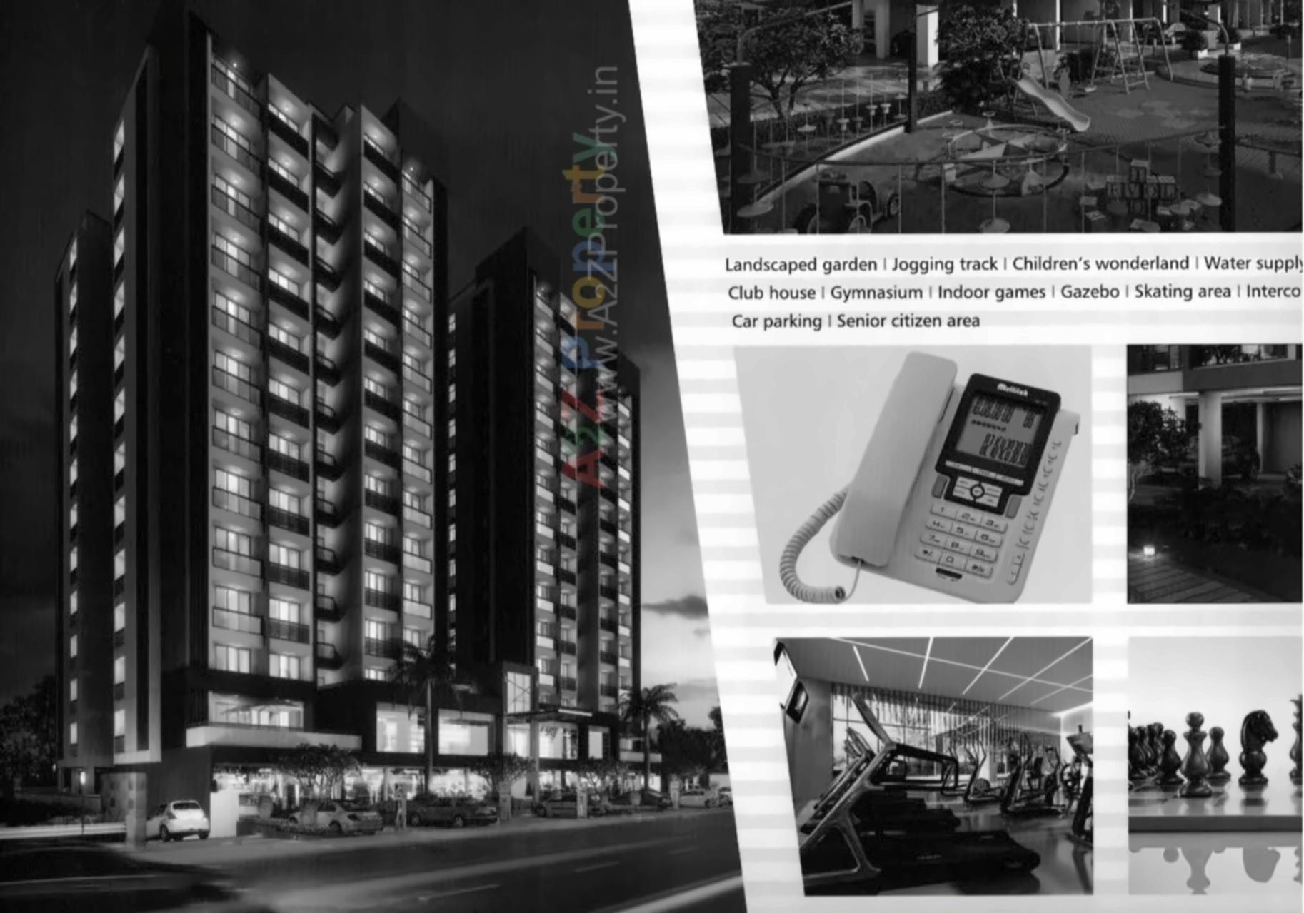 3D Elevation of real estate project Avaneesh Heights located at Shilaj, Ahmedabad, Gujarat